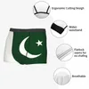 Unterhose für Männer, coole Flagge von Pakistan, Unterwäsche, Boxershorts, Herren, Breathbale-Shorts, Höschen