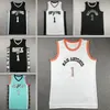 Jerseys de baloncesto Victor Wembanyama Blanco White 2024 Ciudad Hombres Mujeres Juveniles S-XXL Sport Jersey