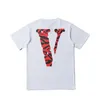 Vlone T-shirt Mäns / kvinnors par Casual modetrend High Street Loose Hip-Hop100% Cotton Printed Round Neck T-shirt US Size S-XL 1208