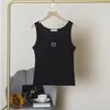 26 Womens Designer lowewe T-shirt Slim Fit Crop Top D Embroidery Short Open Umbilical Tee Small Street Hot Girls Versatil