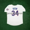 Aangepaste honkbal Jersey mannen vrouwen jeugd Kansas City''Royals''Tony Gwynn Padres Trevor Hoffman Indianen Rick Vaughn Royals Bo Jackson George Brett Kansas