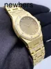 Hommes audilemput APS Factory Watch Swiss Mouvement Aibi Royal Oak Diamond 18k Gold Womens Watchgkdg