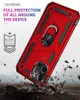 Fall stockproof Armor Kickstand Case för iPhone 12 Mini 11 Pro XR XS Max X 6 6S 7 8 Plus Magnetic Finger Ring Anti-Fall Cover 240304