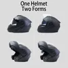 オートバイヘルメットモジュラーフリップアップレーシングヘルメットダブルレンズマン女性カスコモトセーフティドットECE承認快適な裏地Bluetooth