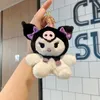 10 cm Melody Cat PC Dog Keychain Anime Plush Figur Pendant Accessories Söta djur leksaker