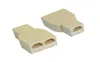 Rj45 ethernet lan rede y divisor adaptador de 2 vias 3 portas acoplador plug cabo marceneiro adaptador1466918