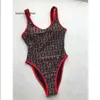 Damen-Badebekleidung, Luxurys, Damen-Bikini-Designer, sexy Strand-Bikinis, Badeanzug, bedruckte Split-Bikinis für Frauen, freche Mode, Buchstaben-Riemchen, siamesischer Split-Stil