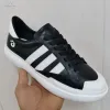 Y3 Designer Flat Rise Casual Buty Man Sneaker Skórzowa siatka wentylowa szara czarny niebieski kolory stawowe witalność wygodna łatwość duży rozmiar 38-45