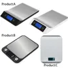 Kitchen Scale 15Kg1g Stainless Steel Electronic Digital Scales Grams Balance Smart Food Scale For Coffee Weighs Baking Cooking 240228