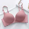 BRAS Macaron Sous-vêtements Traceless Girl Soutien-gorge Ensemble Support sans fil pour femmes Femmes Sexy