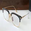 Nowe okulary okularyczne okulary sluntradycti mężczyźni okulary projektują okulary pół ramki vintage steampunk w stylu z case235n