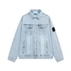 Damska niebieska kurtka dżinsowa Downown Collar Button JEANS JACJE DUŻY KOLELNY PŁATNOŚĆ Ożyw Dime Jean Coats Topstoney Women Owezyjne odzież Lapel Wild Leisure Coat W808#