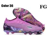 هدية حقيبة رجال أعلى أعلى أحذية كرة القدم فانتوم GX Elite FG Firm Ground Cleats Link Ghost Neymar ACC GT2 Soccer Shoes Outdoor Trainers Botas de Futbol