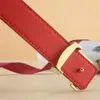 Holiday Gifts Cowskin Belt Designer Belts Mens Belt for and Man Luxury Multi-colors Cintura for Ceinture L letter element The red background 2024 New Belt