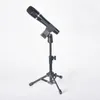 Microfones Mini Tabletap Tripod Microphone Mic Stand Holder med gängade för möten föreläsningar som talar och ECT