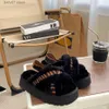 Pantofole Tasman Thermal Designer Pelliccia di pelle di pecora Stivali da donna Indoor Australiano Mini Piattaforma Pattinaggio Neve Inverno 35-42H240308