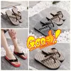 GAI Slide Designer High Quality Classic Classic Flat Sandals Summer Flip Flops Män glider Låga prisstorlek 39-45