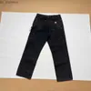 Pantalons pour hommes Pantalons de créateur lavés et pantalons de travail multi-poches avec pantalons à jambe droite en toile à double genou et pantalons forestiers 240308