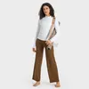 Active Pants High-Rise Wide Leg Pant Loungeful Yoga Naked Feeling Sweatpants Känner dig bekväm kast fortfarande andningsbara byxor med Drawcord 240308