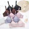 Bras Spring Women's Comfortable No Underwire Bra Breathable Gathering Spot Girls Sexy