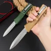 Micro Tech Fight The Dragon OTF Automatisk kniv D2 Steel Blade Aluminium Alloy Handtag Camping utomhusjakt Självförsvar Handing EDC Tactical Knives 3300 4600 3400