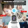 Baby Monitor Camera 8MP/4K 5G WiFi IP Monitoring Automatisk spårning Smart Home Security inomhus WiFi Wireless Q240308