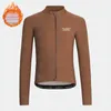 Ensembles de course PNS NORMAL STUDIOS Veste chaude d'hiver pour hommes Vêtements de vélo en polaire thermique épaisse pour hommes VTT à manches longues en laine Tops Jersey de vélo de route