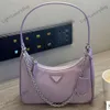 Shoulder Bag Fashion Designer Nylon Underarm Bag Casual Shoulder Bag Multi-color Handbag Metal Chain Simple Fashion Classic Everyday Wear