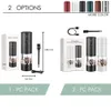 Hot Sale Electric Salt And Pepper Grinder Electric Pepper Mill Automatic Salt And Pepper Grinder Set With Warm Led Light