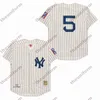 Taglia da uomo S-4XL cucita ritorno al passato Nuova maglia da baseball 5 Joe DiMaggio 7 Mantle 8 Yogi Berra York