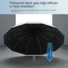 60 Bone Wind Resistant Reinforced Automatic Umbrella for Men Rain and Shine Dual Purpose Sunshade UV Resistant Sun Umbrellas 240301