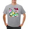 Canotte da uomo T-shirt con stampa grafica sofisticata floreale acquerello contemporaneo T-shirt ad asciugatura rapida da allenamento per uomo