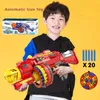 총 장난감 전기 자동 소프트 총알 건스 NERF 장난 장난감 어린이를위한 총격 장난감 스나이퍼를위한 지속적인 촬영 소년을위한 야외 전투 선물 게임 240307