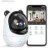 Caméra de surveillance pour bébé Caméra de sécurité WIFI sans fil haute définition 3MP 5MP AI suivi intelligent surveillance vidéo intérieure couleur vision nocturne moniteur pour bébé Q240308