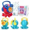 Sand Play Water Fun Baby Bath Toys Octopus Green Bubble Shakes i huvudet spott bubblor blåser sommaren utomhus leksaker födelsedagsfester gåvor till gamla människor h240308