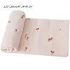 Blankets 120x120cm Baby Muslin Blanket Soft 2 Layers Gauze Infant Born Swaddle Wrap Sleepsack Stroller Cover Bedding