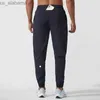 Men's Pants Lululemen Lulu short Pants Outfit Jogger Sport Quick Dry Drawstring Gym Pockets Sweatpant Trousers Mens Elastic Fashion brand 240308