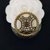 20stijl Klassieke Broche Luxe Merk Letter Broches 18K Vergulde Strass Parel Broche Pin Dames Trouwen Bruiloft Sieraden Accessoires Geschenken