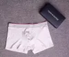 hoge kwaliteit sexy katoenen heren boxers ademend heren ondergoed merk boxers logo ondergoed mannelijke boxer 3 stuks / doos