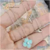 Cleef van 4 Leaf Clover Armband Charm Armband Luxury Clover Designer Love Ring Mother of Pearl Sweet Blue Shell 18k Gold 4 Leaf Flower Märke Bangle BR