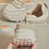 Sapatos casuais instagram versão coreana sola grossa alta superior pai sapatos novo outono e inverno estudante altura aumentando versátil corrida esportes