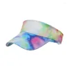 Gorras de bola Tie-Dye Impresión Gorra de béisbol Mujer Protector solar Sombrero transpirable Snapback HipHop Deportes Casual Sun Visor Trucker Retro Bone