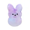 Party Favor Gradient Easter Peeps Bunny Toys 15cm 20cm 25cm Colorf Gift Party Fave For Kids Family Drop Delivery Home Garden Festive Dhxtz