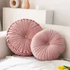 Cushion/Decorative Pumpkin Round Pink Cushion Waist Living Room Sofa B B Decorative Wheel Futon