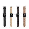 Bande Guarda la vera cravatta in pelle di mucca per orologi bande di cinturini smartwatch serie 1 2 3 4 5 6 7 S1 S2 S3 S4 S5 S6 S7 SE Designer Smart Watchs cinghie 240308