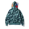 Baignade à sweat à capuche AP Double Shark Full Zip Green