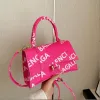 Women Bags 2024 New Korean Classic Fashion Versatile Letter Printing One Shoulder bag Crossbody GRIL handbag
