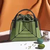 Pop Color Dopamine Trkiye designer bag Small Popular Design Pleated Contrast Fashion Mini Handbag Messenger Bag 240131