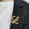 20style Brand Designer Letter Brooches YSLLLLLS Women Luxury Rhinestone Crystal Brooch Suit Pin 18K Gold Plated Fashion SAINT LAURENTs YSL Jewelry Accessories