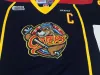 Мужские хоккейные майки OHL 97 CONNOR MCDAVID с надписью «CHL ROY 2013» ERIE OTTER CCM JERSEY Road Navy, сшитые S-6XL